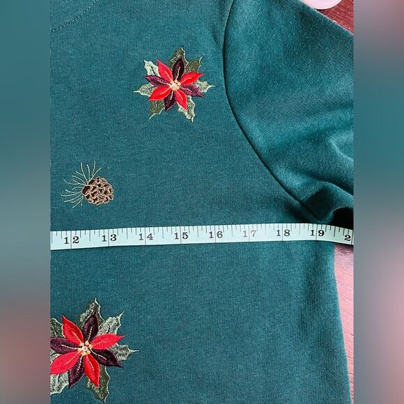 Breckenridge Christmas Snap Front Fleece Cardigan Sweater Size Smalll - Picture 6 of 11